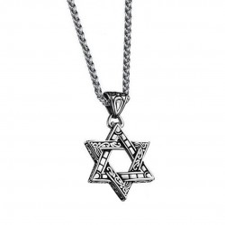 D2UK Six-Point Star Necklace (925 Silver)